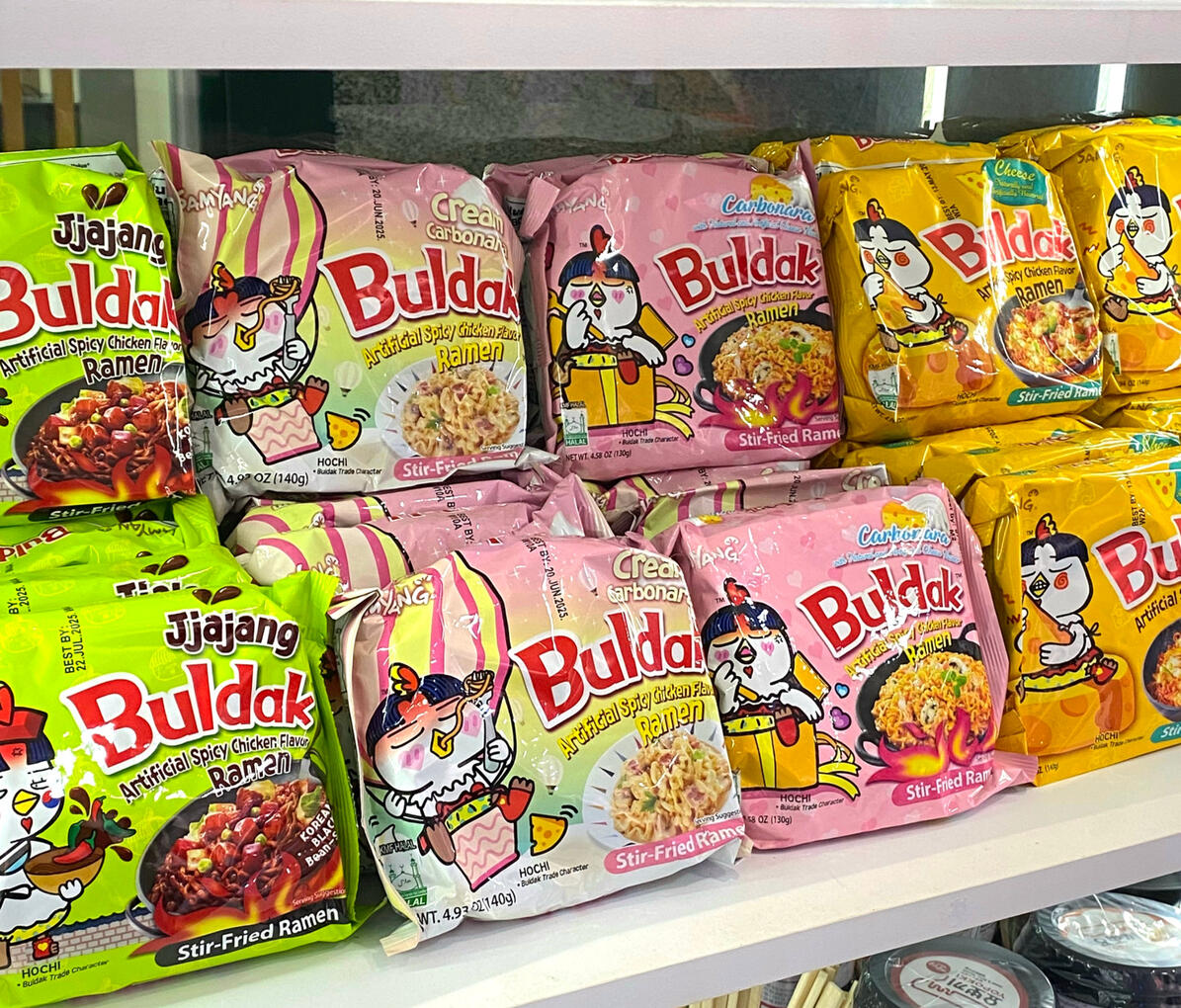 buldak ramen | 6,90$ (solo de queso)